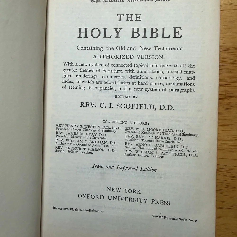 Oxford University Press Holy Bible